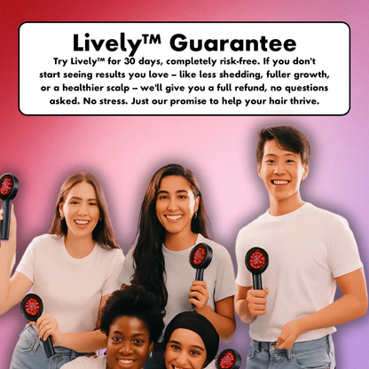 Lively™ RedBrush – Red Light Hair Regrowth & Scalp Therapy Comb