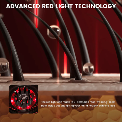Lively™ RedBrush – Red Light Hair Regrowth & Scalp Therapy Comb
